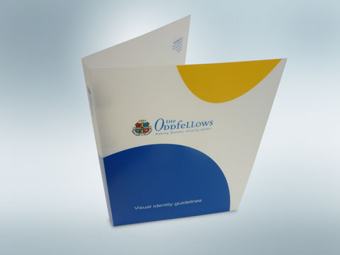 White polypropylene ring binder - 1000 micron, screened full colour.