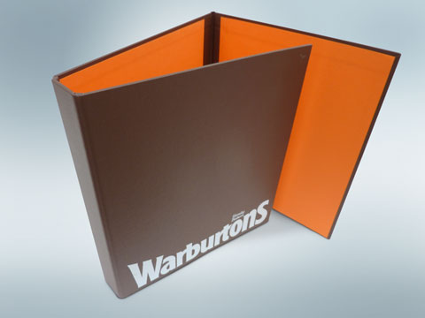 A4 paper over board Ring binder -&nbsp; 4D X 50mm capacity, hidden magnet closure, touch lamination.